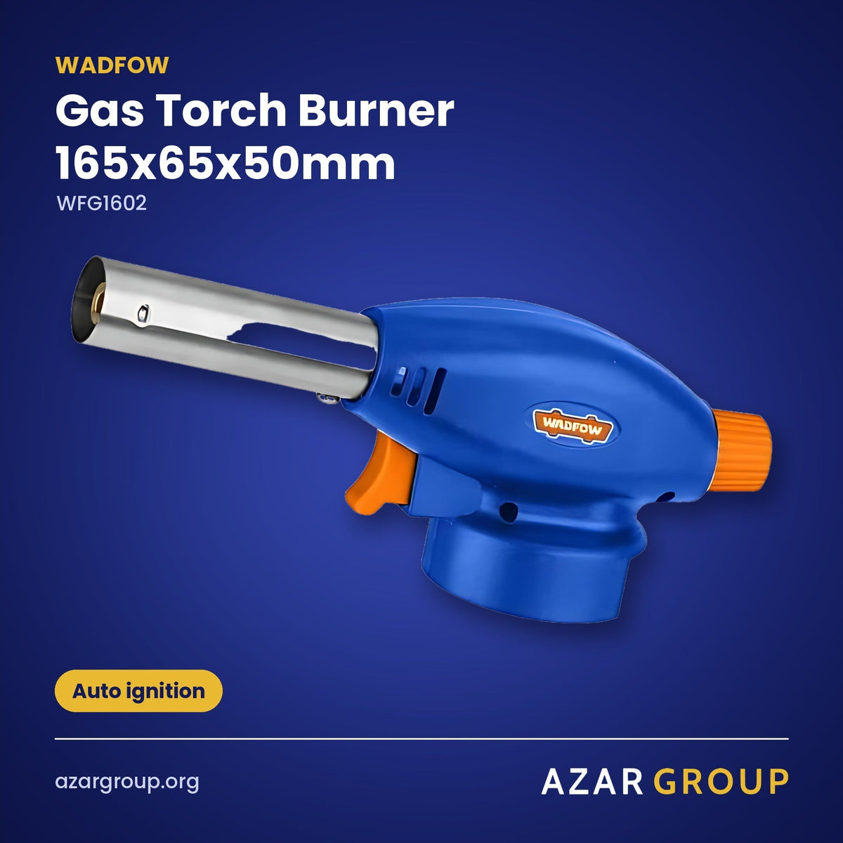 WADFOW WFG1602 Gas Torch Burner 165x65x50mm – Auto ignition