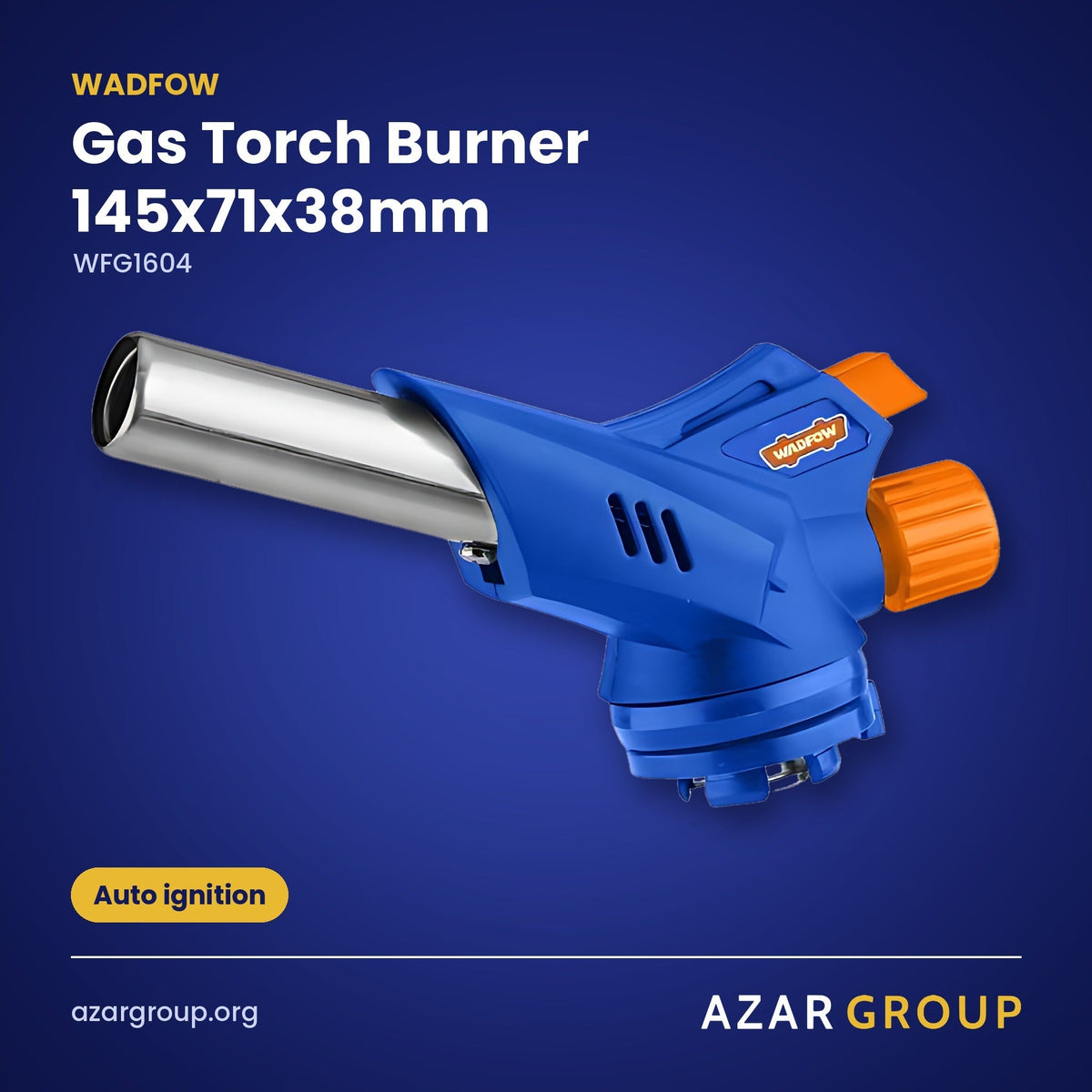 WADFOW WFG1604 Gas Torch Burner 145x71x38mm – Auto ignition