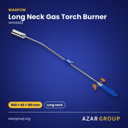 WADFOW WFG5602 Long Neck Gas Torch Burner – 800 × 40 × 190 mm, Long neck