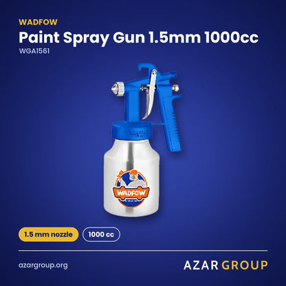 WADFOW WGA1561 Paint Spray Gun 1.5mm 1000cc – 1.5 mm nozzle, 1000 cc
