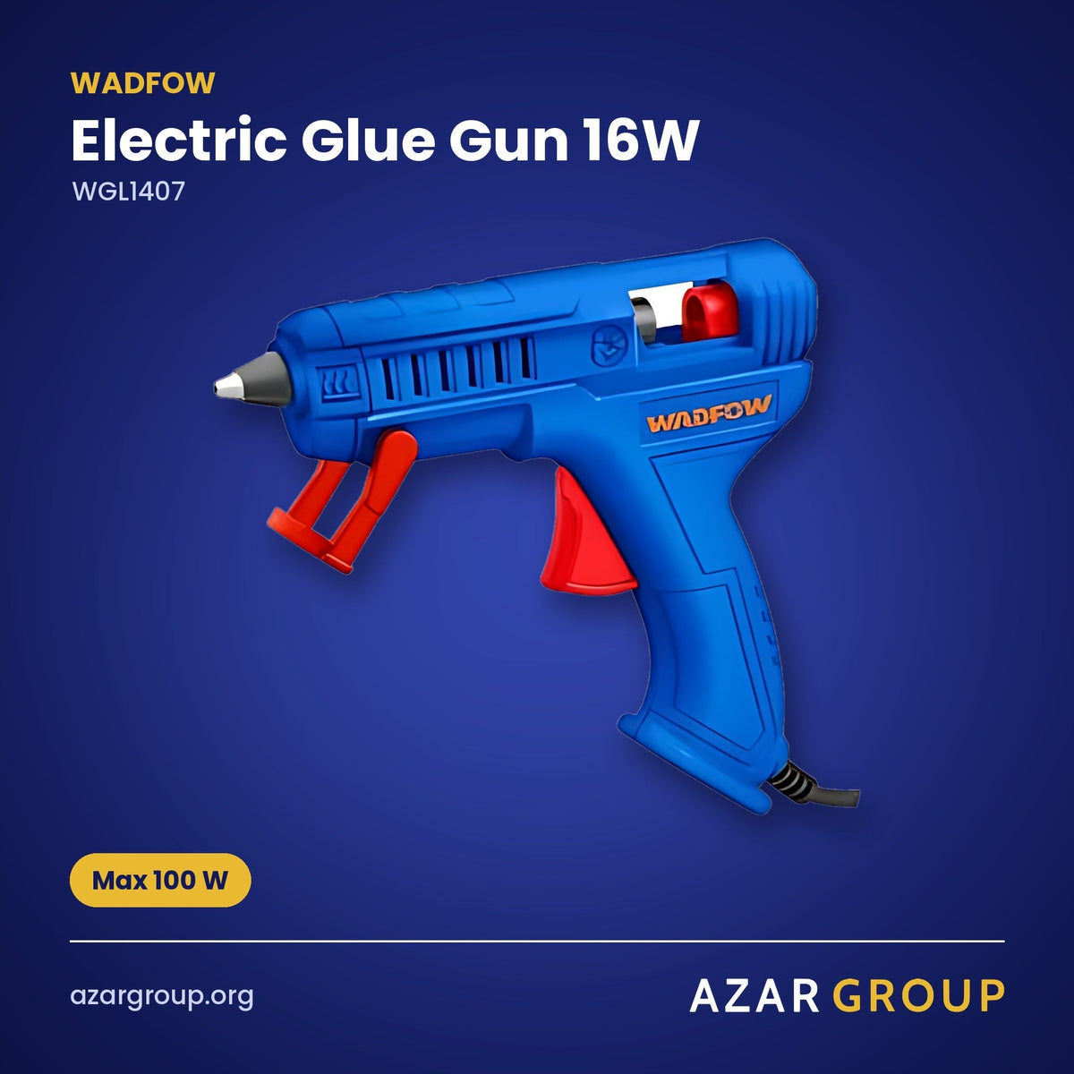 WADFOW WGL1407 Electric Glue Gun 16W – Max 100 W