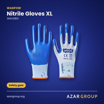 WADFOW WGV2801 Nitrile Gloves XL – Safety gear