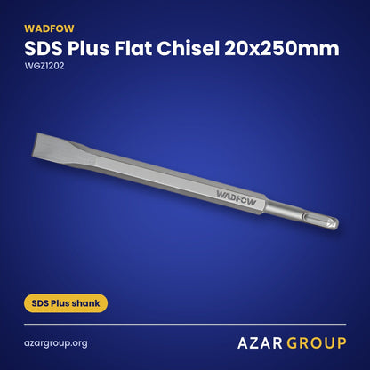 WADFOW WGZ1202 SDS Plus Flat Chisel 20x250mm – SDS Plus shank
