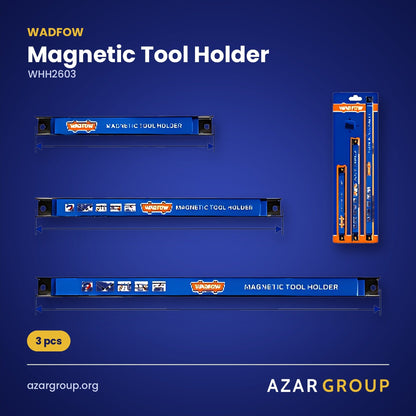 WADFOW WHH2603 Magnetic Tool Holder – 3 pcs