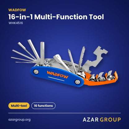 WADFOW WHK4516 16-in-1 Multi-Function Tool – Multi-tool, 16 functions