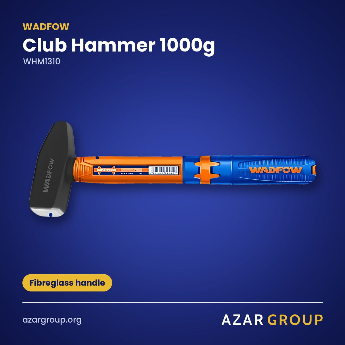 WADFOW WHM1310 Club Hammer 1000g – Fibreglass handle