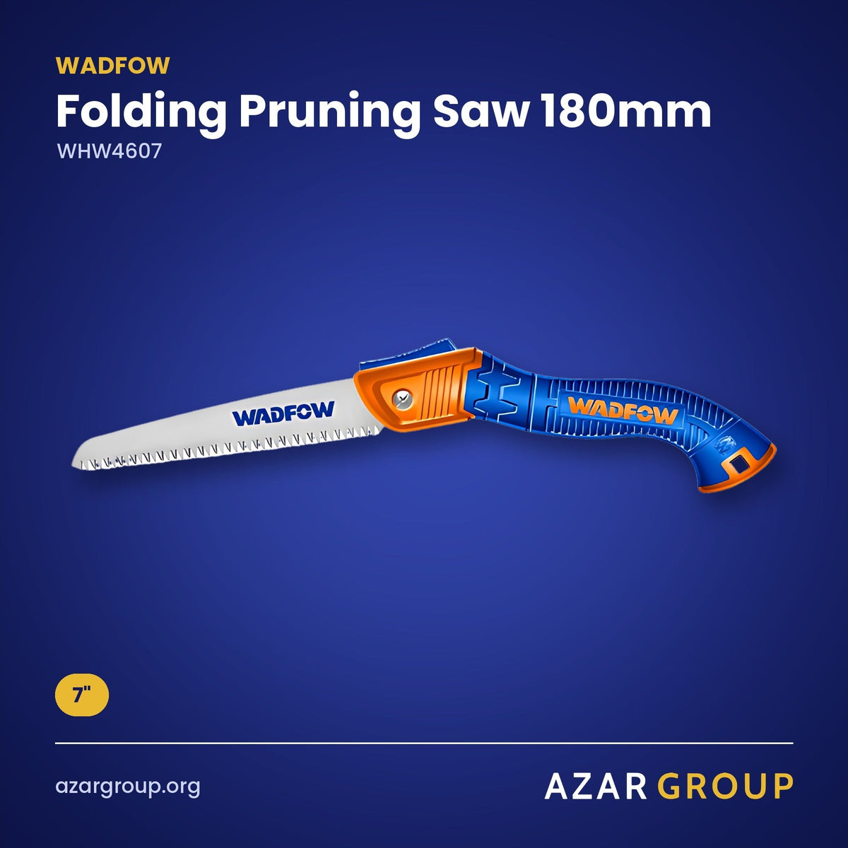 WADFOW WHW4607 Folding Pruning Saw 180mm – 7"