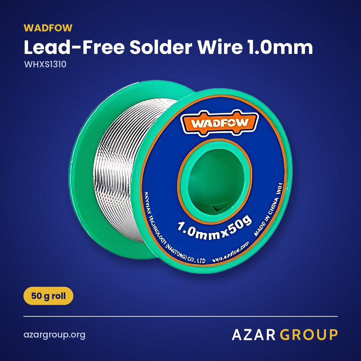WADFOW WHXS1310 Lead-Free Solder Wire 1.0mm – 50 g roll
