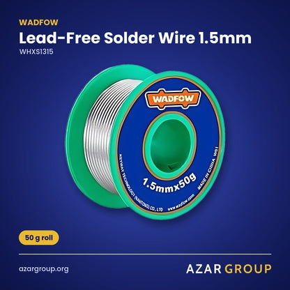 WADFOW WHXS1315 Lead-Free Solder Wire 1.5mm – 50 g roll
