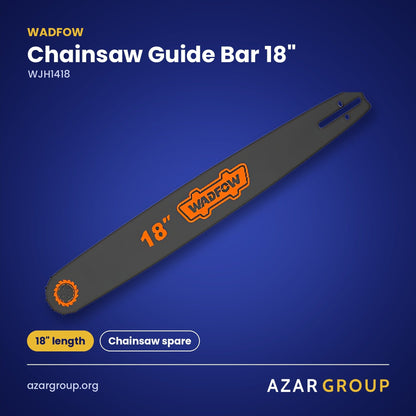 WADFOW WJH1418 Chainsaw Guide Bar 18" – 18" length, Chainsaw spare