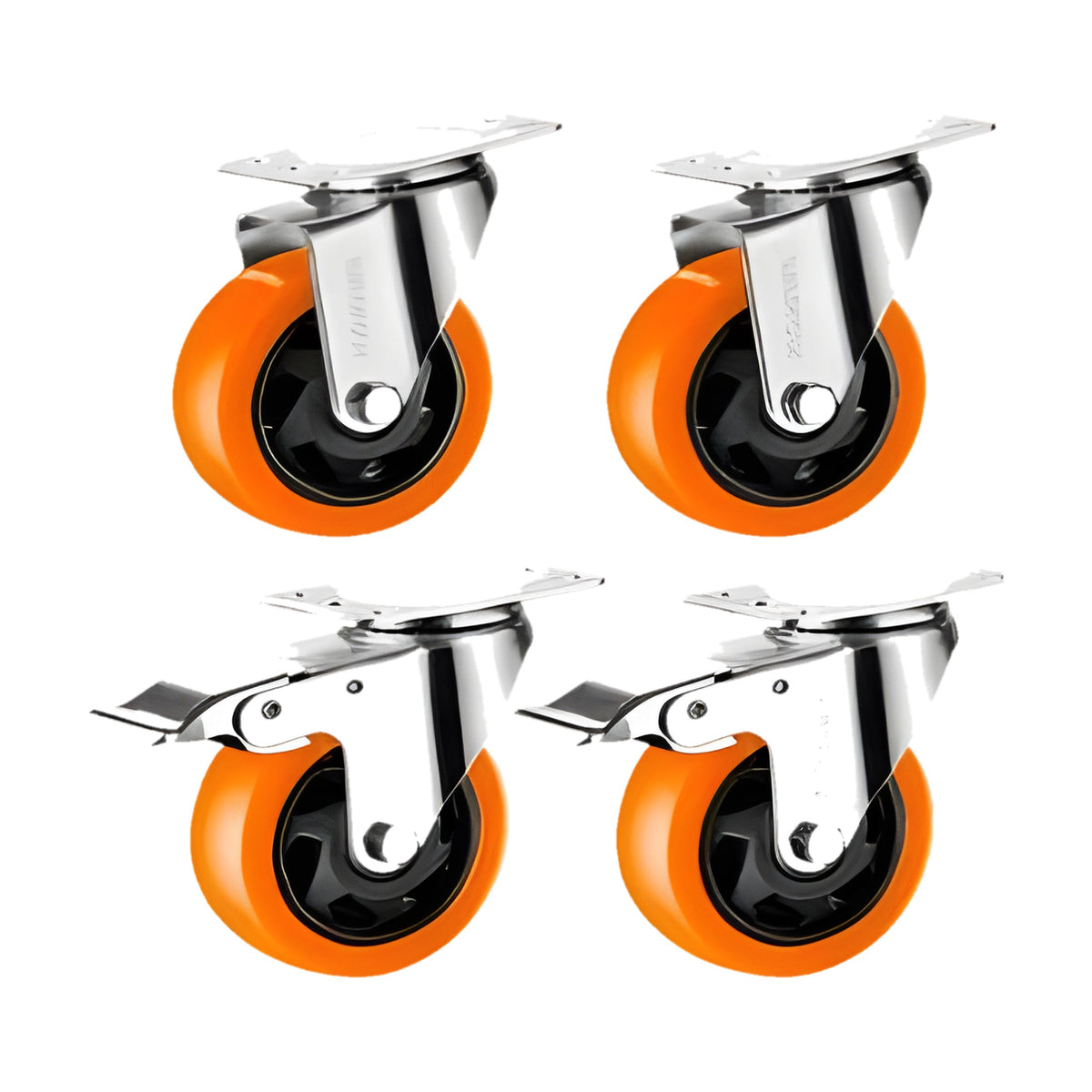 WADFOW WJLS9404 Caster Wheel Set 4"