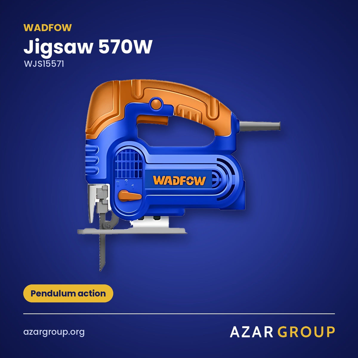 WADFOW WJS15571 Jigsaw 570W – Pendulum action