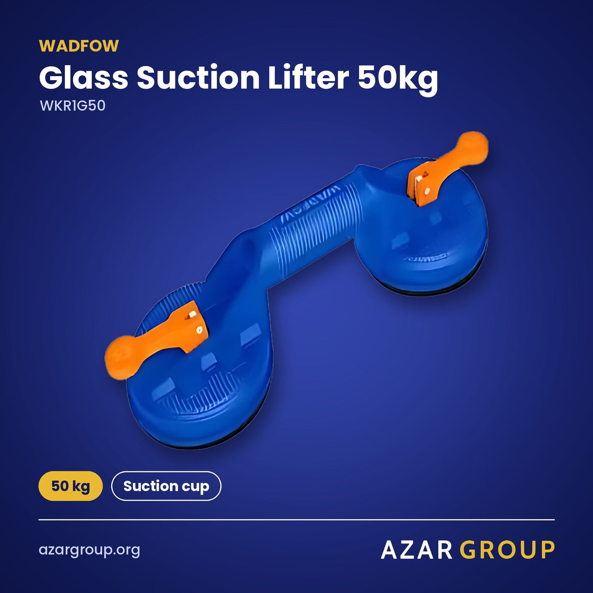 WADFOW WKR1G50 Glass Suction Lifter 50kg – 50 kg, Suction cup