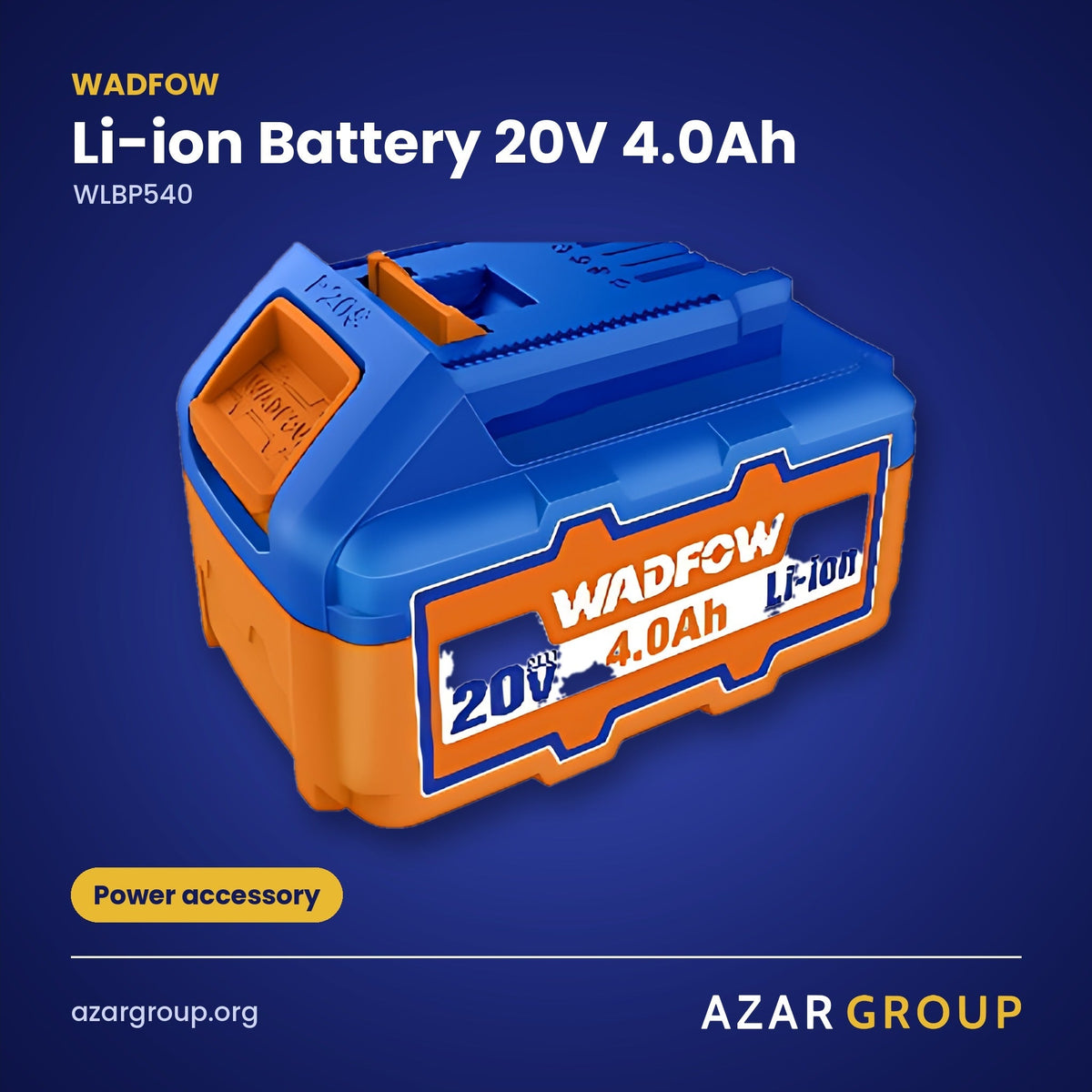 WADFOW WLBP540 Li-ion Battery 20V 4.0Ah – Power accessory
