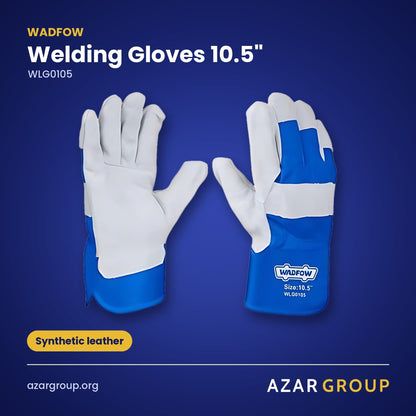 WADFOW WLG0105 Welding Gloves 10.5" – Synthetic leather