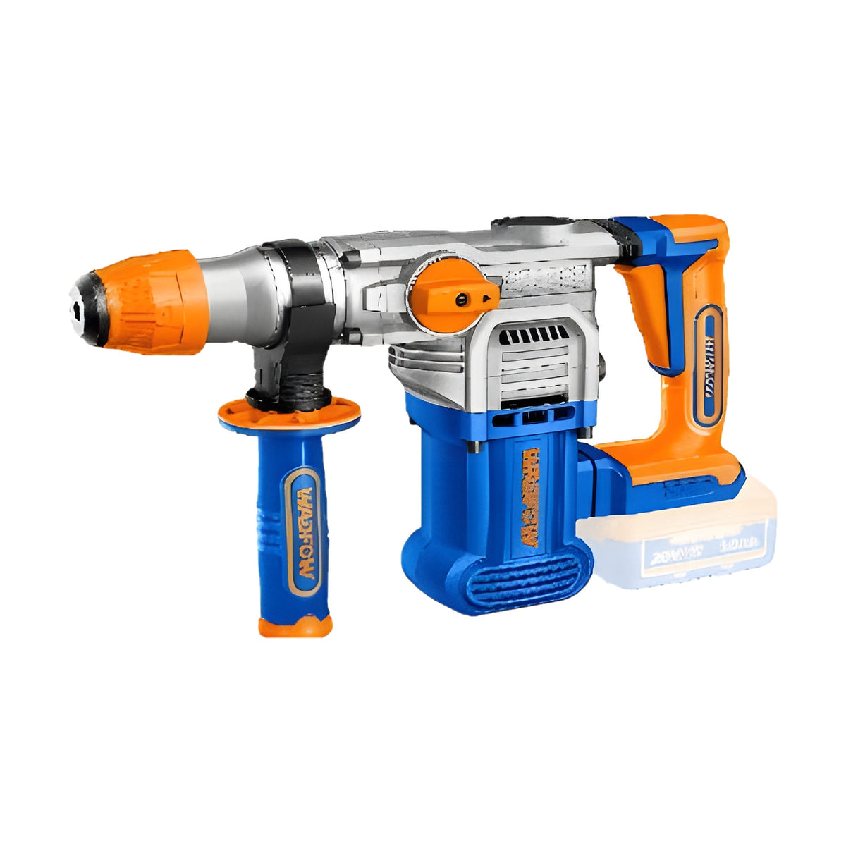 WADFOW WLM1528 Brushless Rotary Hammer 20V 28mm