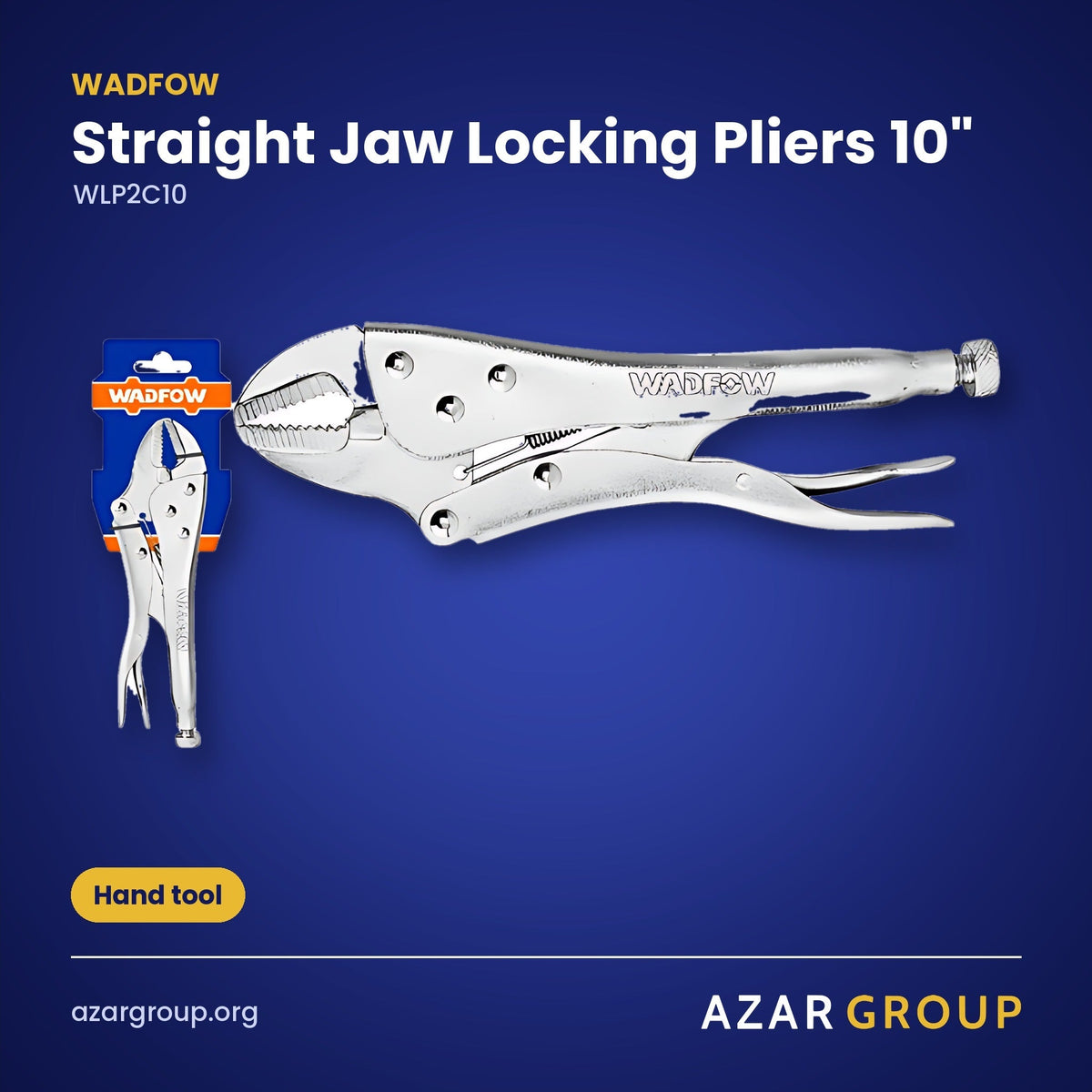 WADFOW WLP2C10 Straight Jaw Locking Pliers 10" – Hand tool