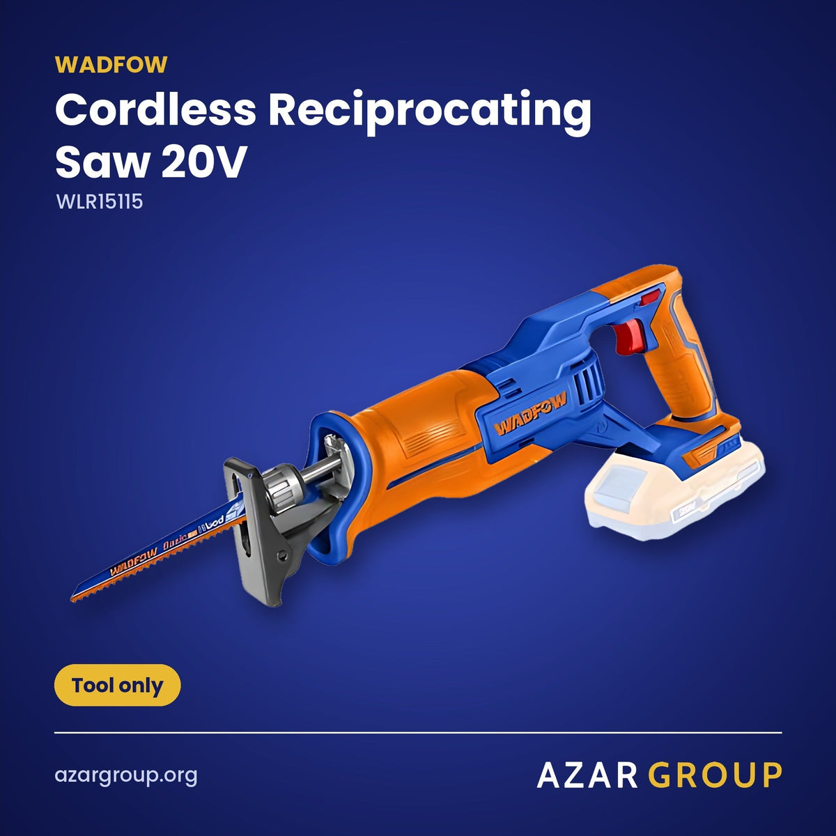 WADFOW WLR15115 Cordless Reciprocating Saw 20V – Tool only