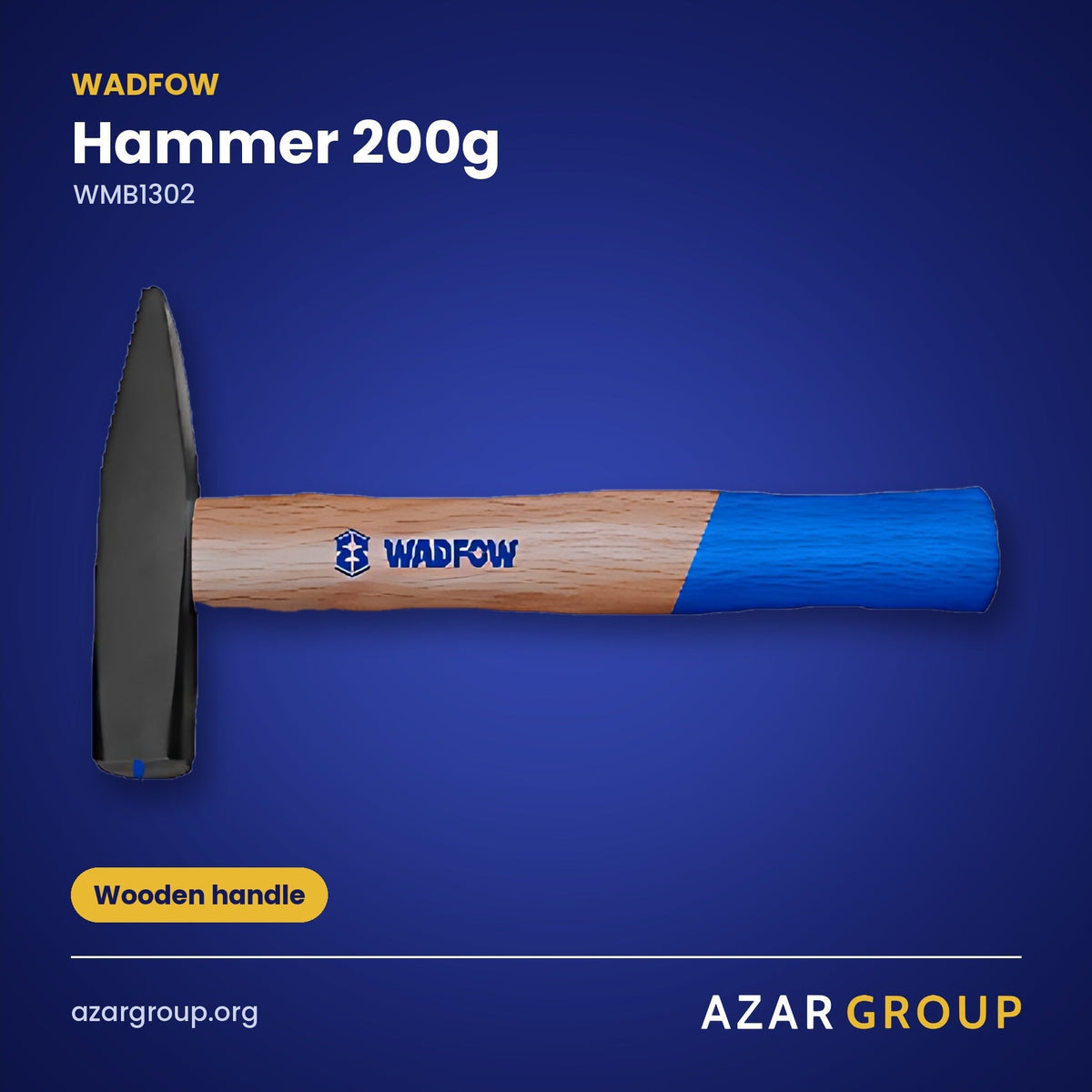 WADFOW WMB1302 Hammer 200g – Wooden handle