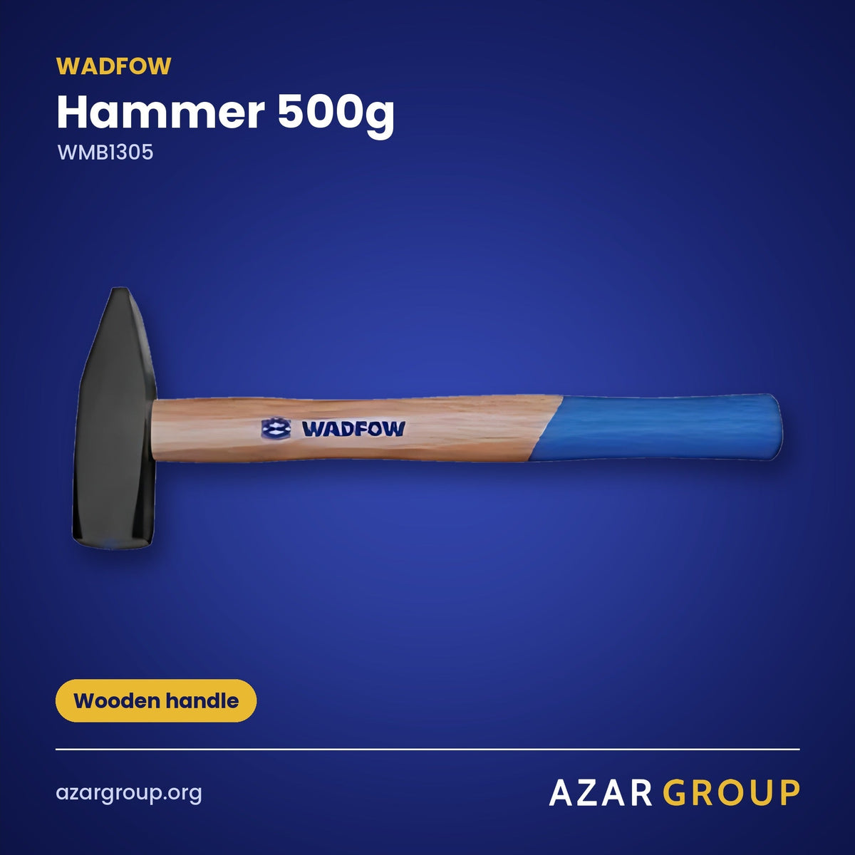WADFOW WMB1305 Hammer 500g – Wooden handle