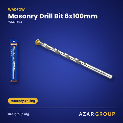 WADFOW WMJ1K04 Masonry Drill Bit 6x100mm – Masonry drilling