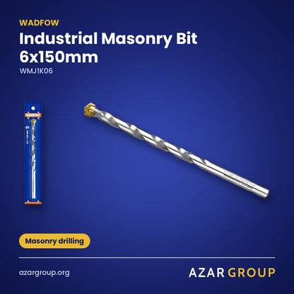 WADFOW WMJ1K06 Industrial Masonry Bit 6x150mm – Masonry drilling