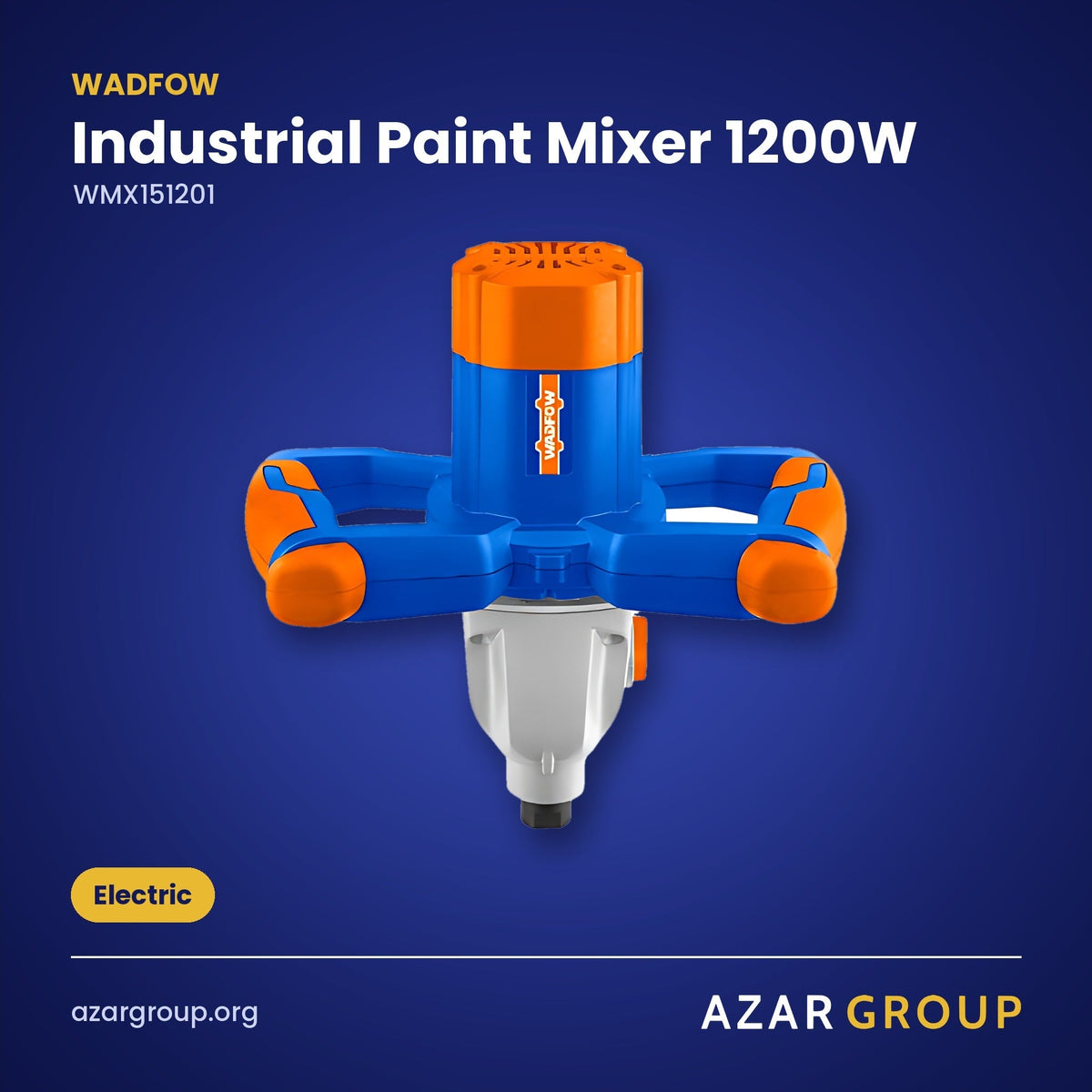 WADFOW WMX151201 Industrial Paint Mixer 1200W – Electric