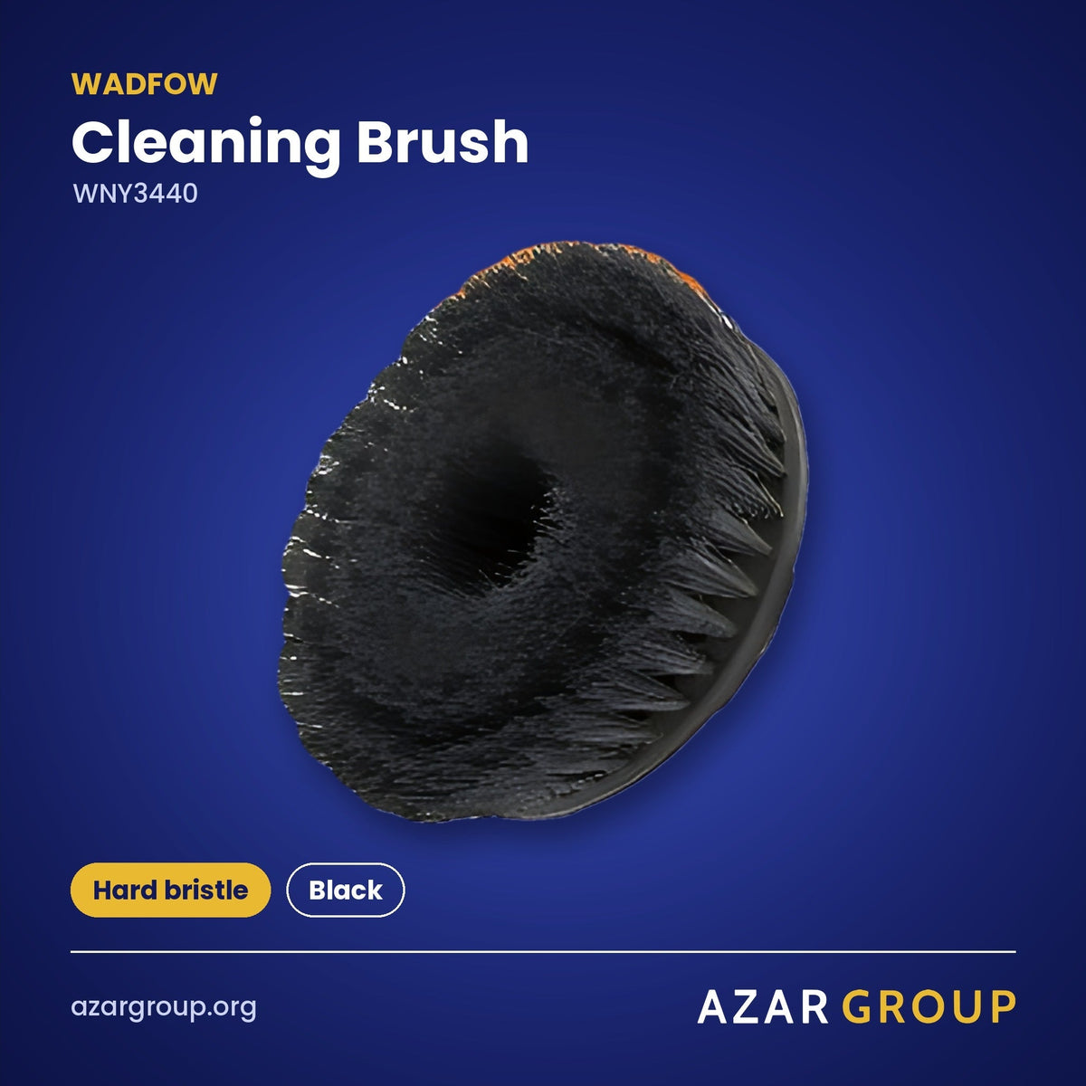 WADFOW WNY3440 Cleaning Brush – Hard bristle, Black