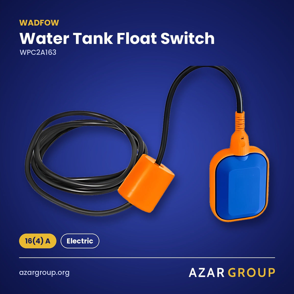 WADFOW WPC2A163 Water Tank Float Switch – 16(4) A, Electric
