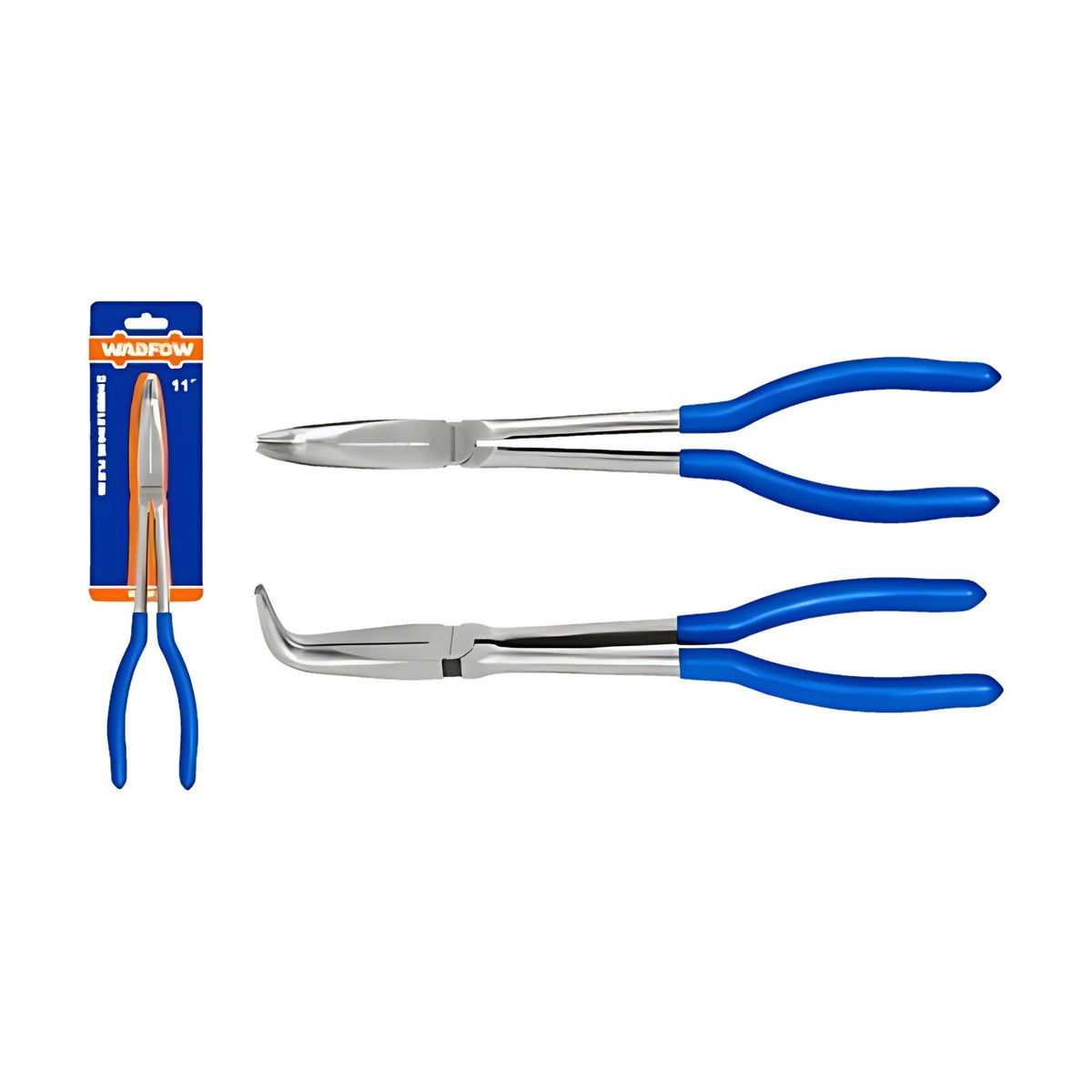WADFOW WPL3E11 Long Reach Pliers 11" 90° Bent