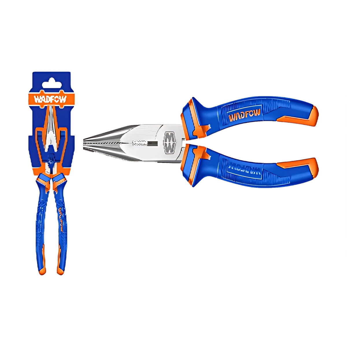 WADFOW WPL4C08 Bent Long Nose Pliers 8"