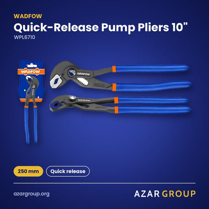 WADFOW WPL6710 Quick-Release Pump Pliers 10" – 250 mm, Quick release