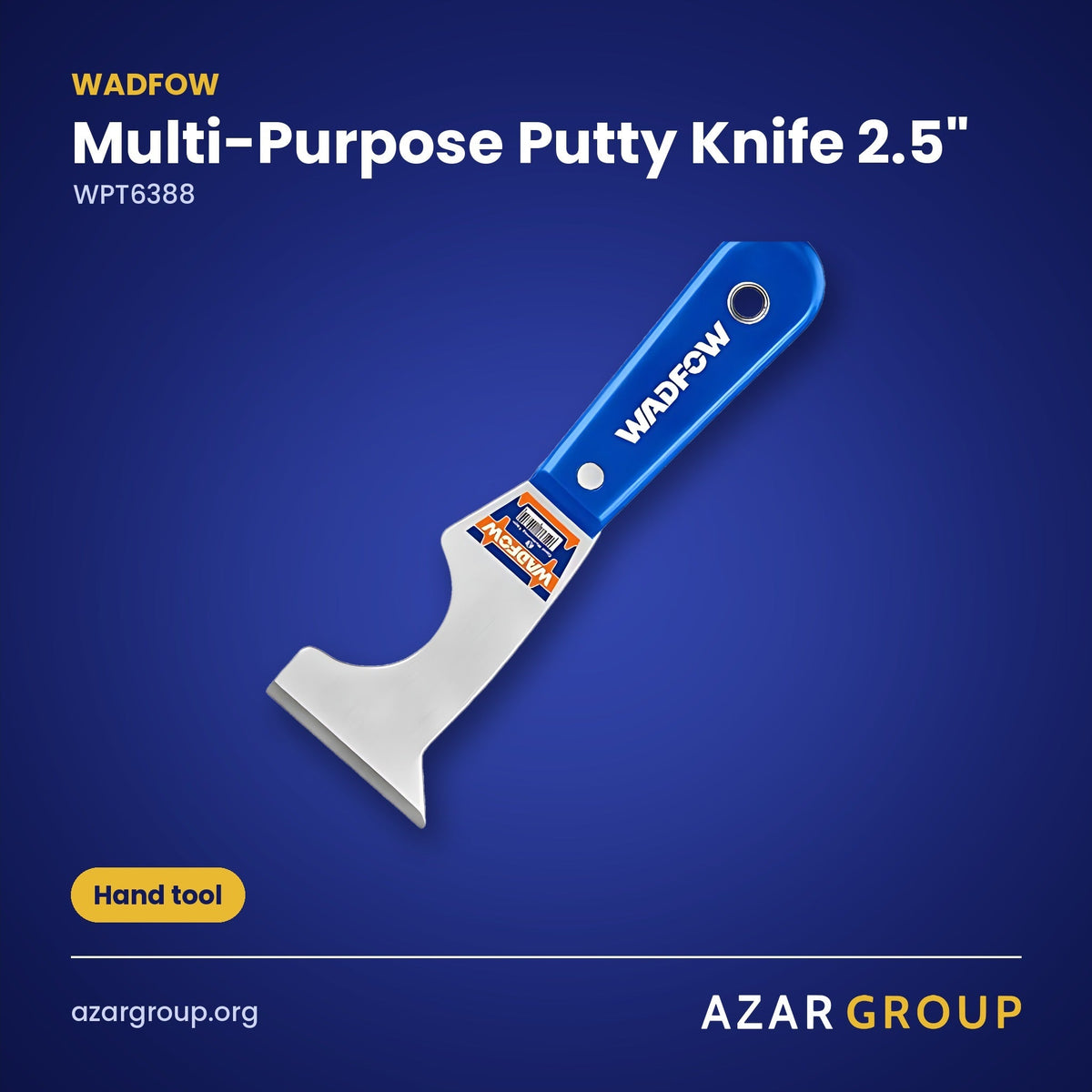 WADFOW WPT6388 Multi-Purpose Putty Knife 2.5" – Hand tool
