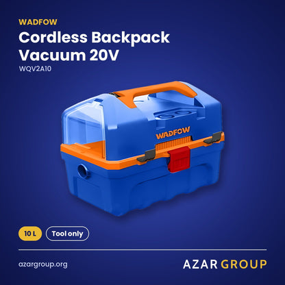 WADFOW WQV2A10 Cordless Backpack Vacuum 20V – 10 L, Tool only
