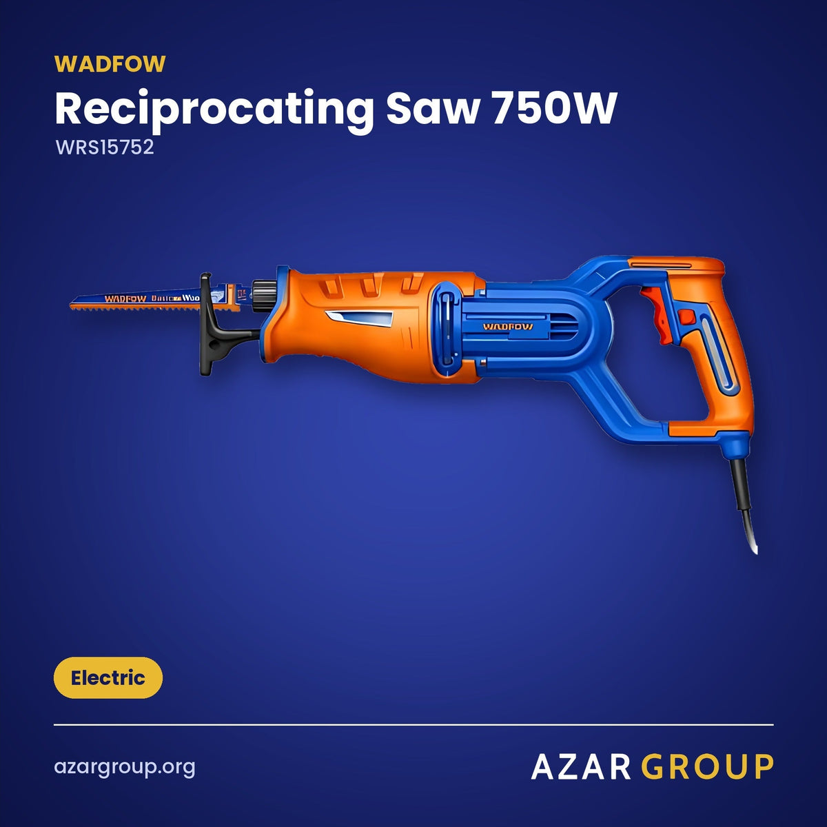 WADFOW WRS15752 Reciprocating Saw 750W – Electric