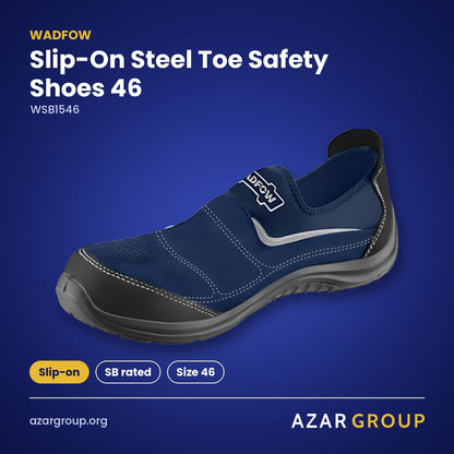 WADFOW WSB1546 Slip-On Steel Toe Safety Shoes 46 – Slip-on, SB rated, Size 46