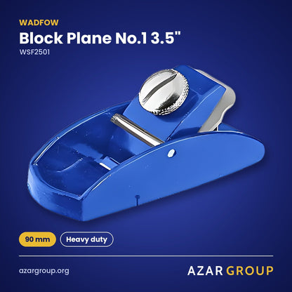 WADFOW WSF2501 Block Plane No.1 3.5" – 90 mm, Heavy duty
