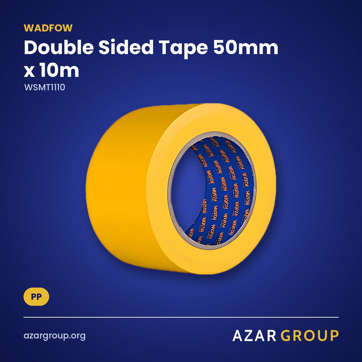 WADFOW WSMT1110 Double Sided Tape 50mm x 10m – PP