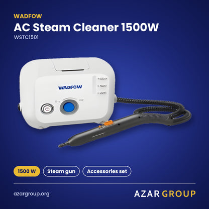 WADFOW WSTC1501 AC Steam Cleaner 1500W – 1500 W, Steam gun, Accessories set