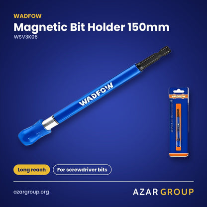 WADFOW WSV3K06 Magnetic Bit Holder 150mm – Long reach, For screwdriver bits