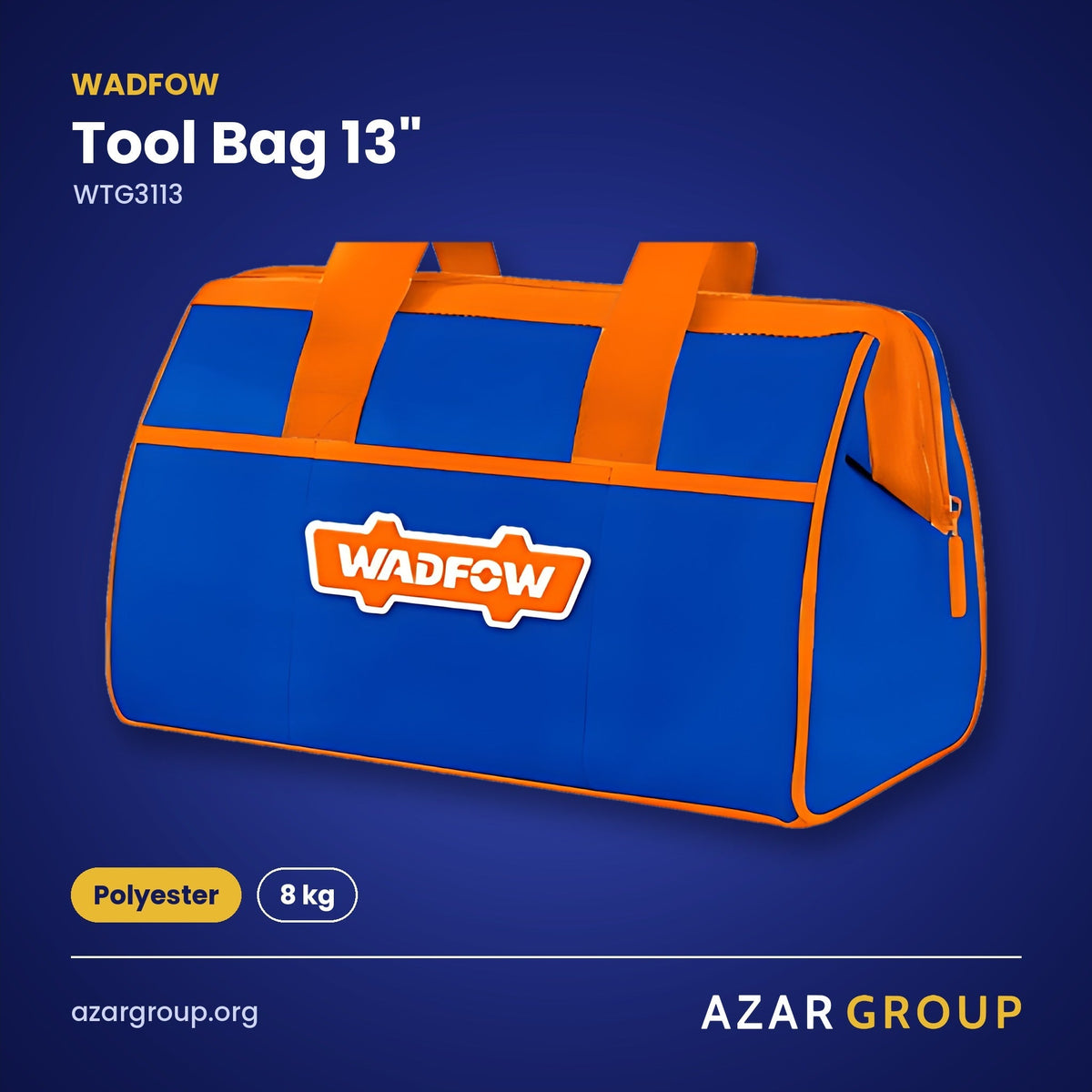 WADFOW WTG3113 Tool Bag 13" – Polyester, 8 kg