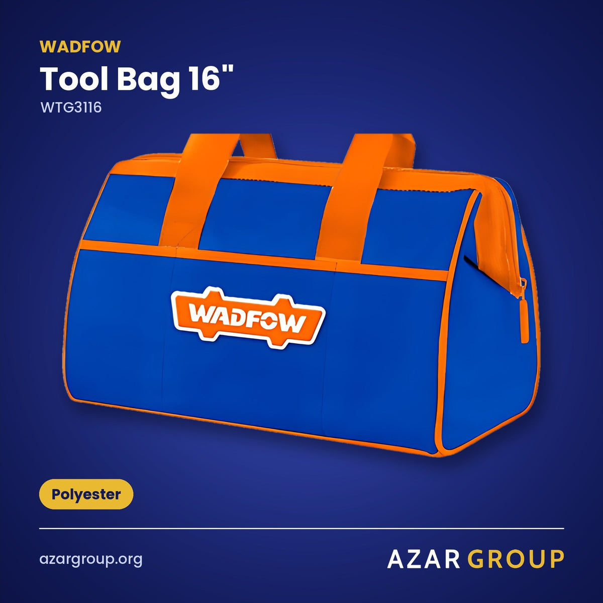 WADFOW WTG3116 Tool Bag 16" – Polyester