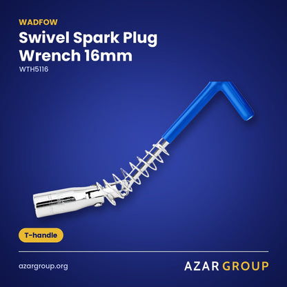 WADFOW WTH5116 Swivel Spark Plug Wrench 16mm – T-handle