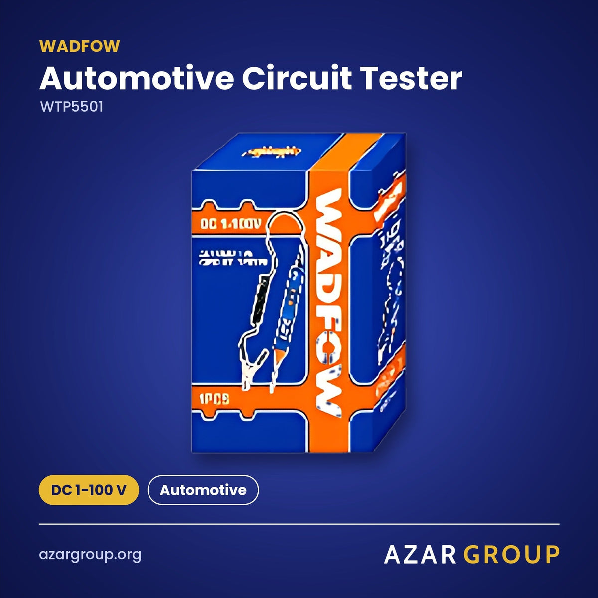 WADFOW WTP5501 Automotive Circuit Tester – DC 1-100 V, Automotive