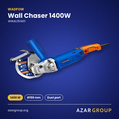 WADFOW WWAL151401 Wall Chaser 1400W – 1400 W, Ø159 mm, Dust port