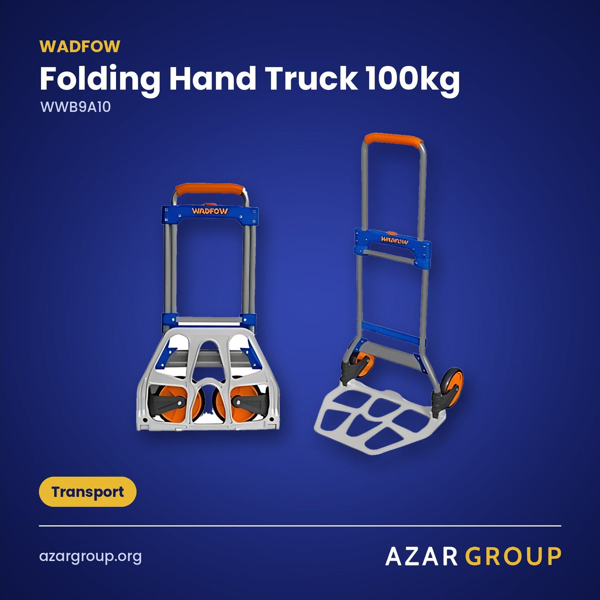 WADFOW WWB9A10 Folding Hand Truck 100kg – Transport