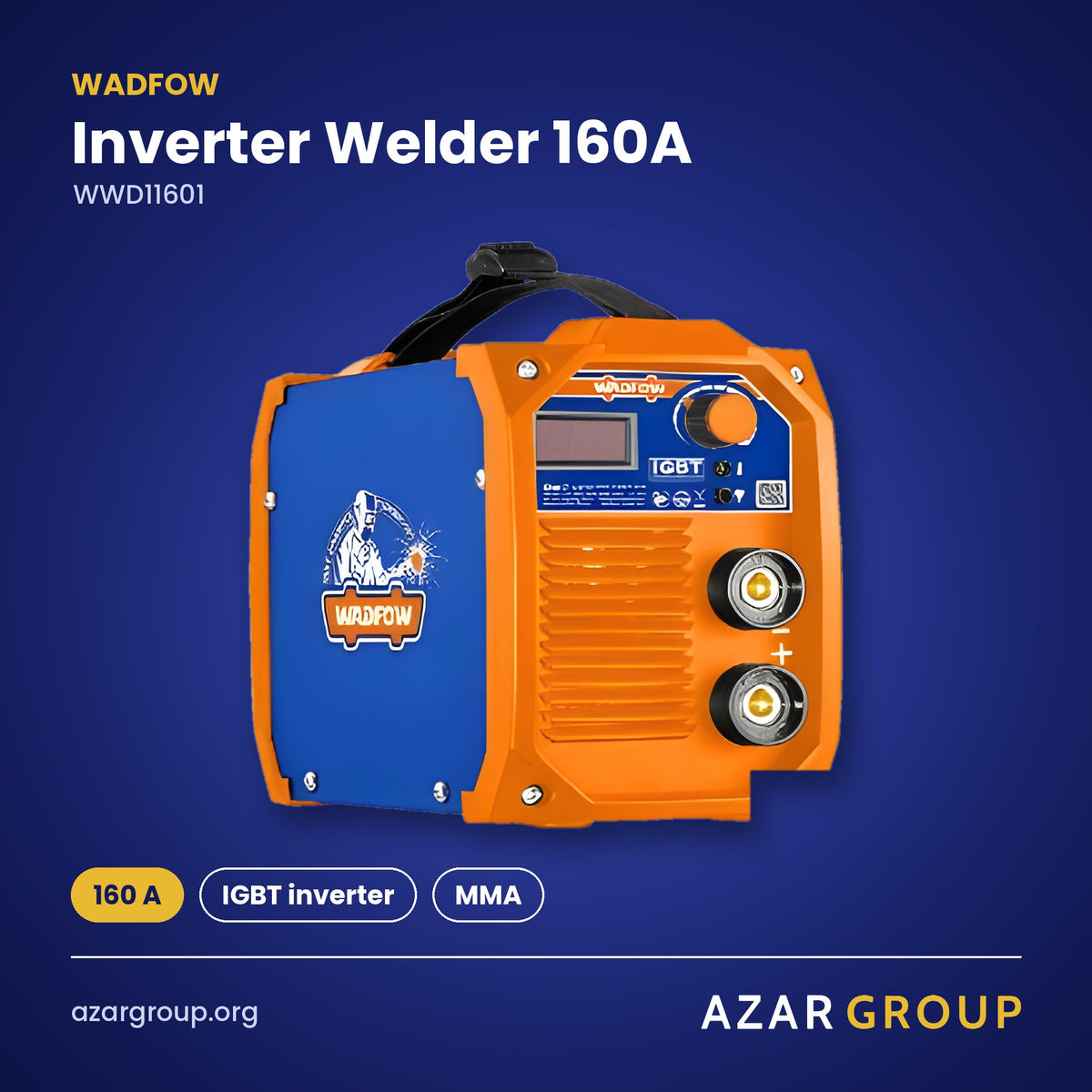 WADFOW WWD11601 Inverter Welder 160A – 160 A, IGBT inverter, MMA