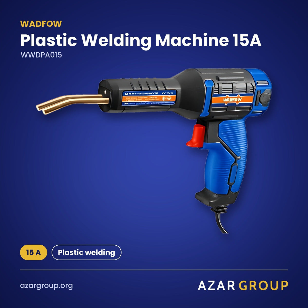 WADFOW WWDPA015 Plastic Welding Machine 15A – 15 A, Plastic welding
