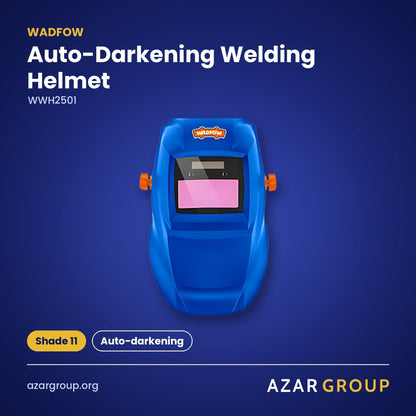 WADFOW WWH2501 Auto-Darkening Welding Helmet – Shade 11, Auto-darkening