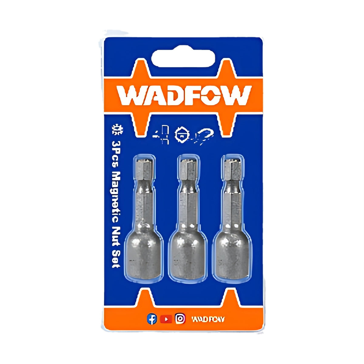 WADFOW WWR1K13 Hex Socket Bit Set 13mm 3 pcs